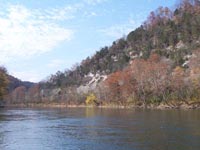 Cumberland River in the Fall